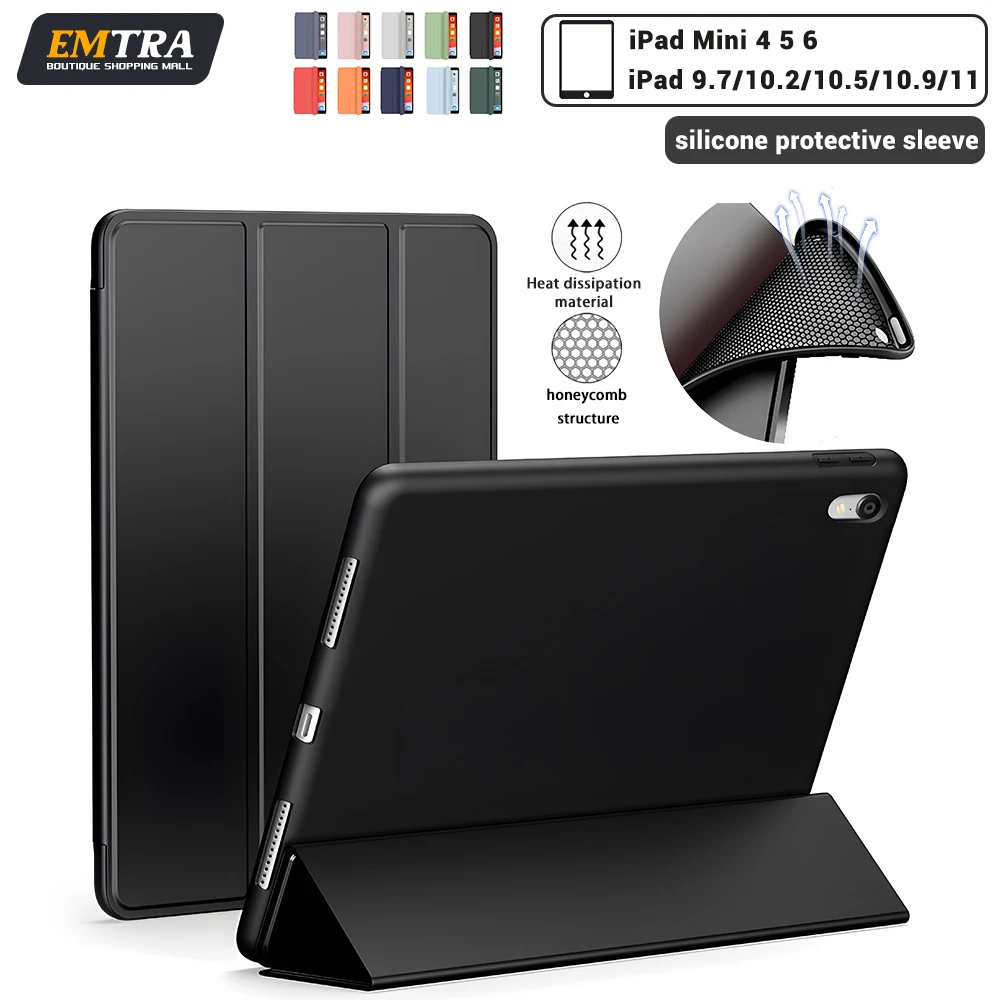 For iPad 6th Generation/ iPad 5th Gen 9.7 inch IPad Air 1 2 Case for IPad Pro9.7 2016 2017 2018 ipad Air 5 Air 4 2022 10th 10.9