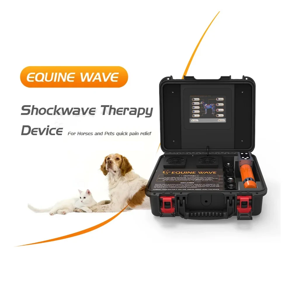 

Equine Veterinary Shock Wave Pain Relief Device Shockwave Therapy Equipment for Horse Injure Rehabilitaion Machine