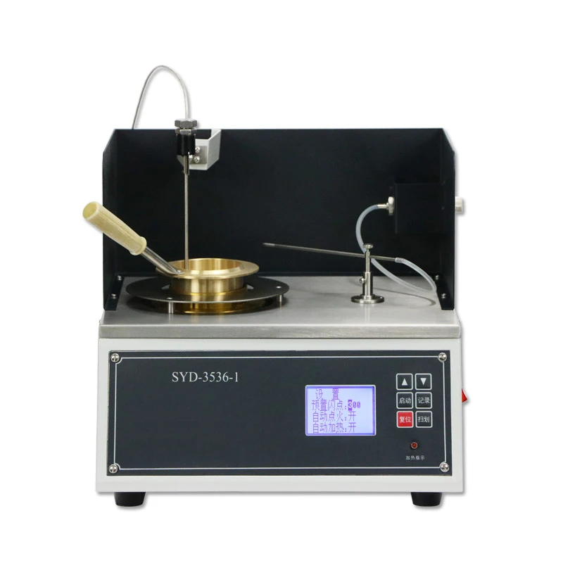 SYD-3536-1 Laboratory Semi-automatic Cleveland Open Cup Flash Point Tester & Fire Point Tester for Petroleum Products