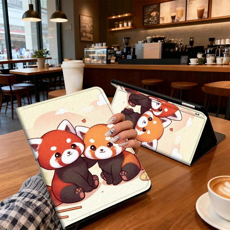 

Red Panda Art Cute Pattern For Apple iPad 11th 10th 10.9 10.2 Pro 12.9 2 Air 3 13 11 7th 9.7 mini 7th 6 8.3 Tablet Case