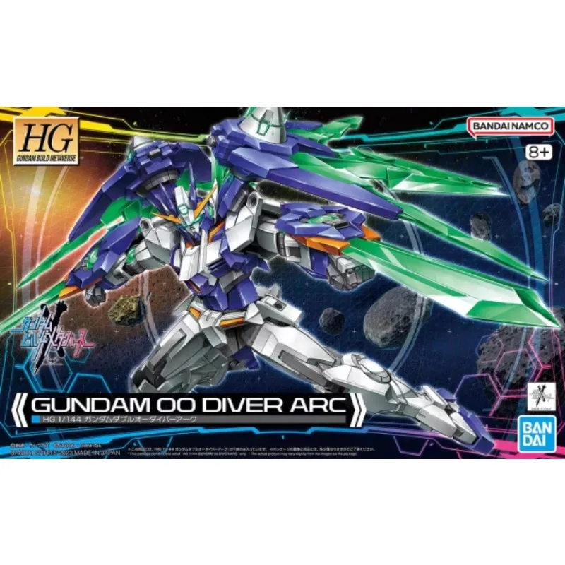 

In stock Bandai Genuine HG 1:144 GUNDAM 00 DIVER ARC light Gundam Anime Action Figure Assembly Model Toys Gifts