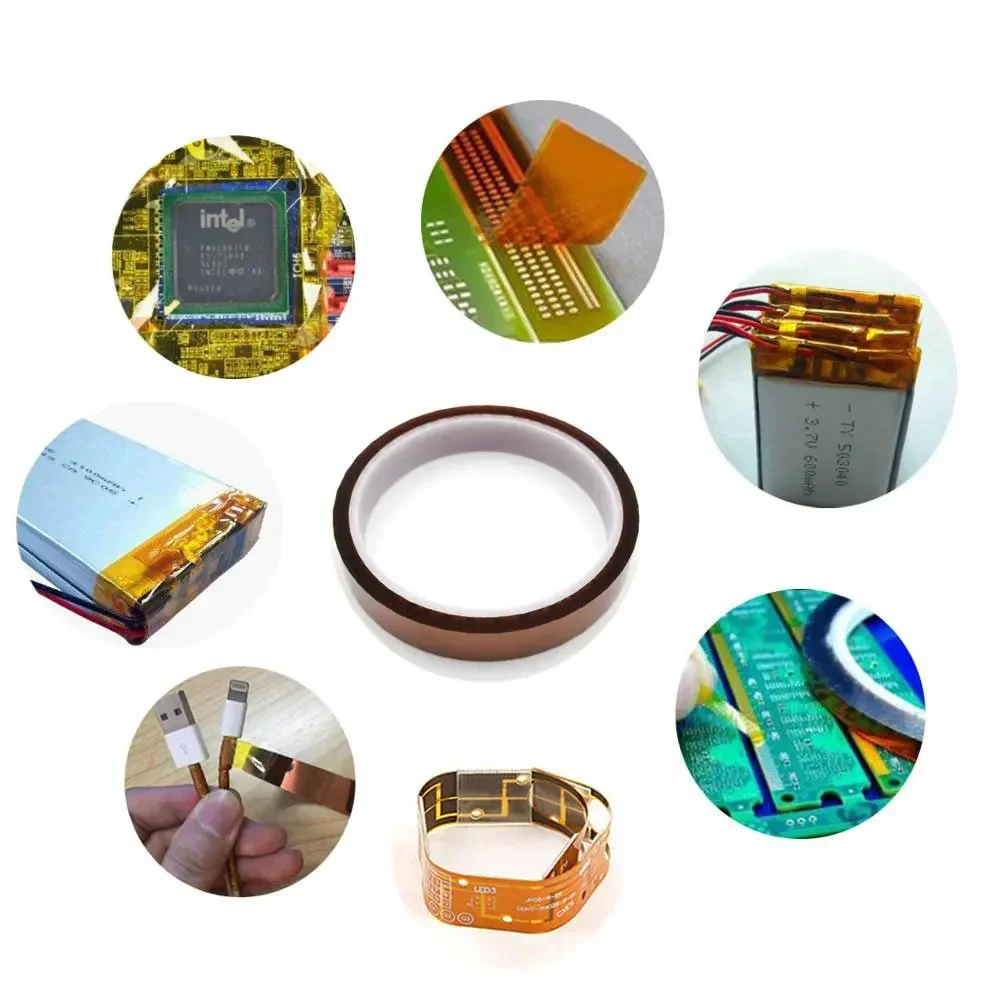 Hochtemperatur-Polyimid-Klebeband Wärmeisolierendes Klebeband Elektroindustrie 3D-Druckplatten-Schutz 33M – Detail 12