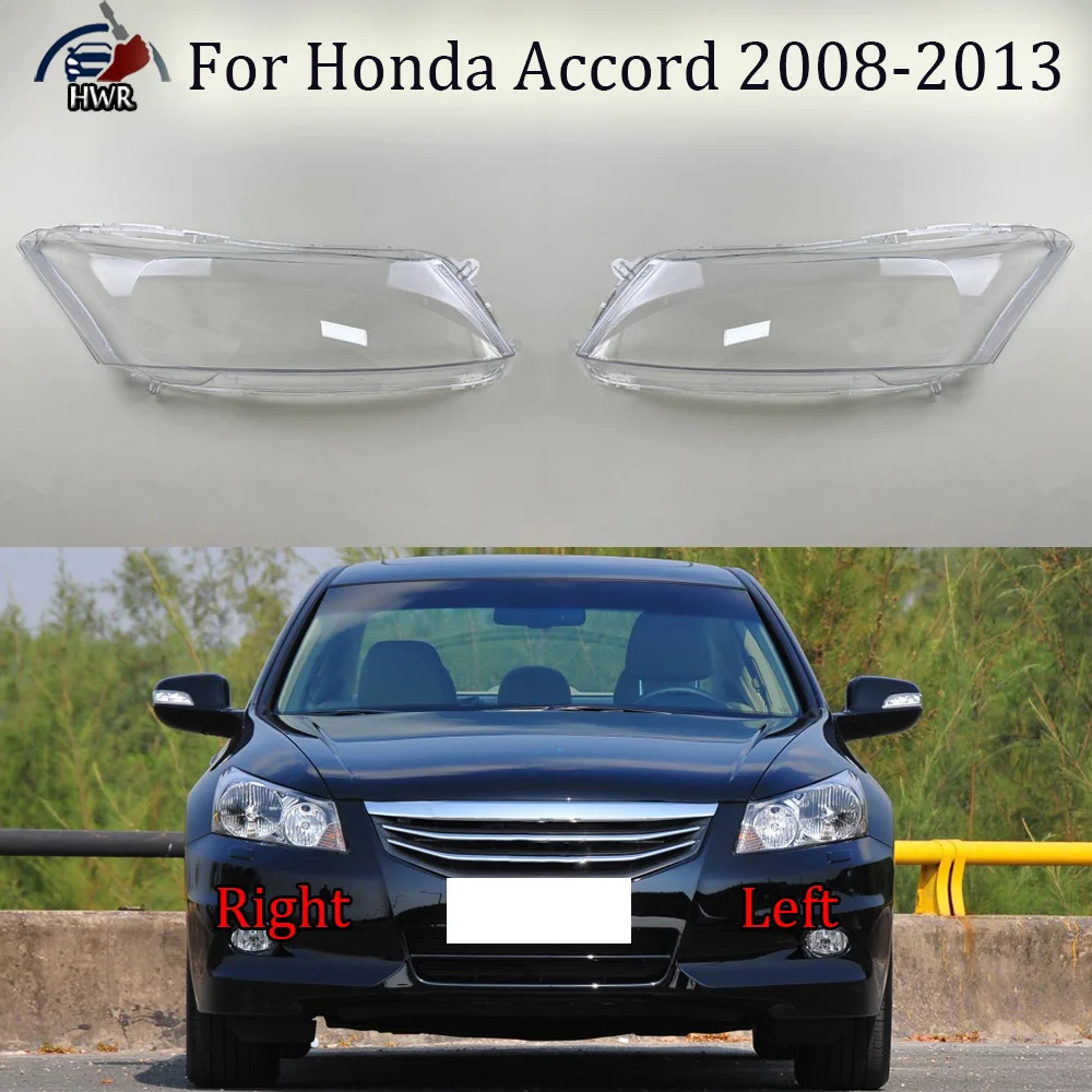 

Headlamp Cover Transparent Headlight Lens Plexiglass Replace Original Lampshade For Honda Accord 2008 2009 2010 2011 2012 2013