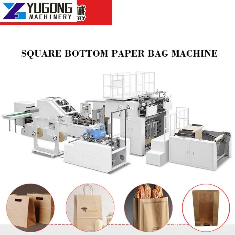 Fold Machine Small Paper Bag Making Machine Paper Bag Silk Screen Printing Machine