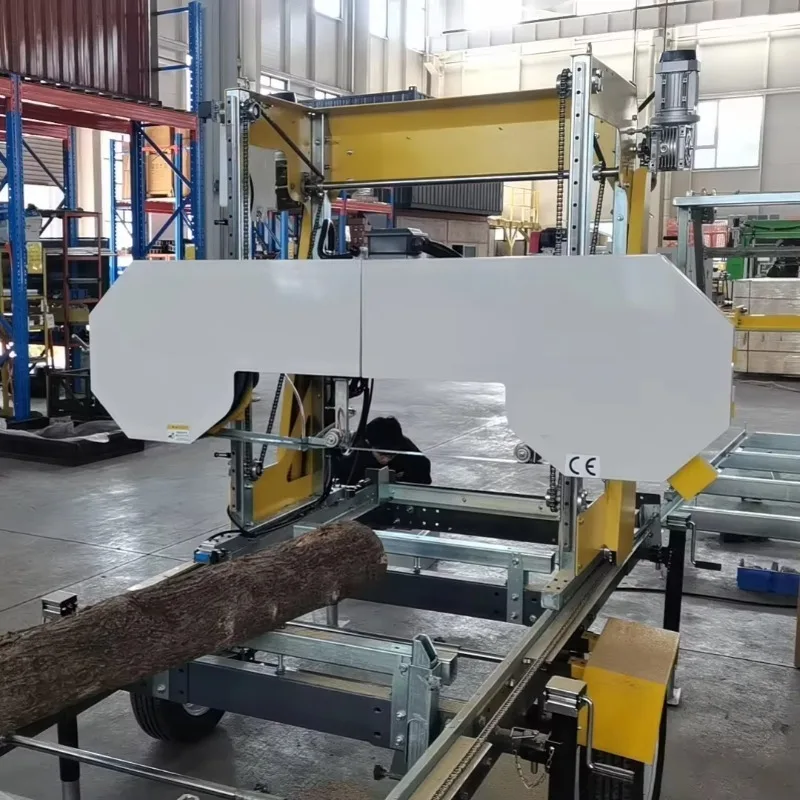

【specialized】Forest Machinery Portable Band Sawmill Wood Cutting Machine Horizontal Sawmill For Sale