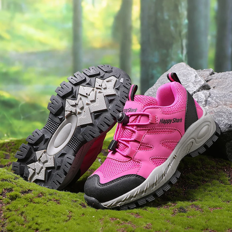 Outdoor Sports Pro-Mountain Hiking Boots, boys girls' Trekking Shoes, Wear Resisting Walking Footwear,Rock Climbing Shoes Summer