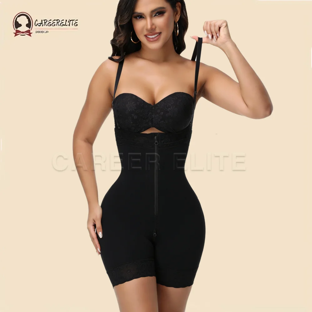 

Колумбийские корректирующие шорты с высокой талией для контроля живота и подтяжки ягодиц, утягивающие послеоперационные корсеты для коррекции фигуры