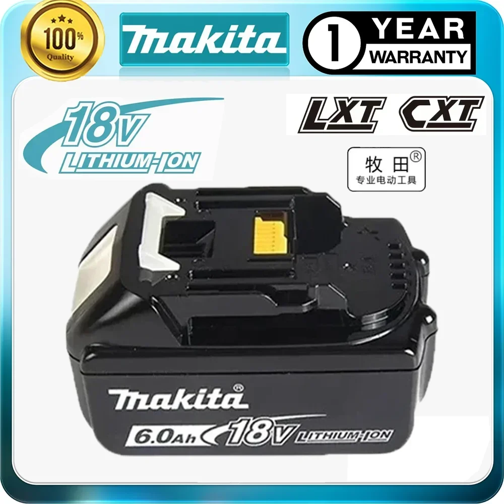 

Original Makita 18v 6Ah/5Ah/3Ah for Makita 18V Battery BL1830B BL1850B BL1850 BL1840 BL1860 BL1815 Replacement Lithium Battery