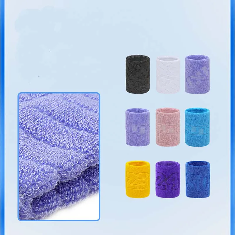 

Cotton Sports Wrist Protector Breathable Quick-Dry Wristband Basketball Running Badminton Fitness Unisex Athletic Wrist Support