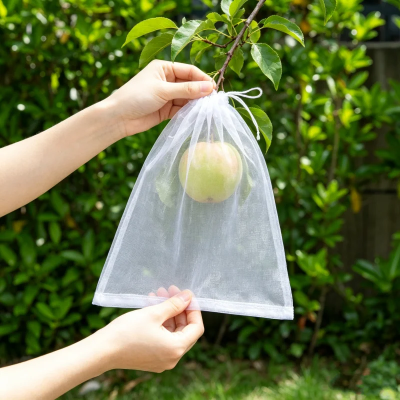 50Pcs Grape Fruit Protection Mesh Bags Anti Bird  Pest Control Agricultural Garden Tree Fruit Cover Netting Bags
