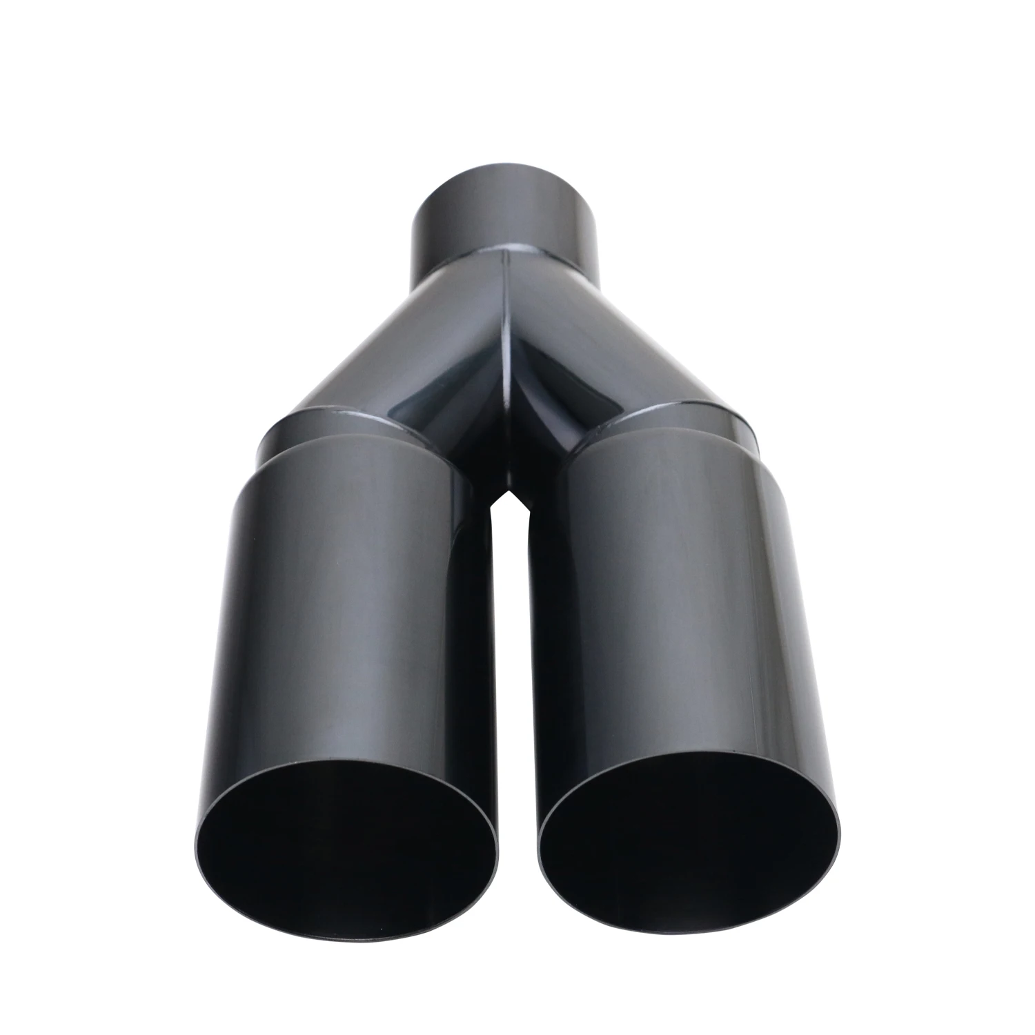 

2.5'' Inch Stainless Steel Dual Exhaust tip 3'' Flat Cut Out muffler end pipe single layer tail throat