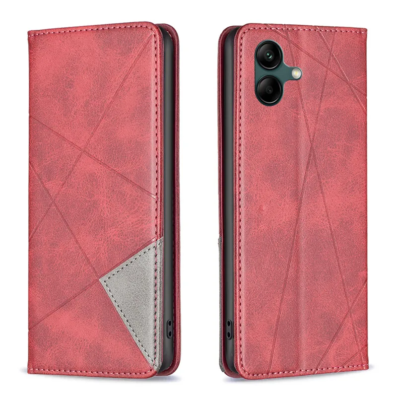 On For Samsung Galaxy A05 Case Magnetic Wallet Leather Flip Phone Cover For Samsung A05 SM-A055F A055M Cases with Card Holder