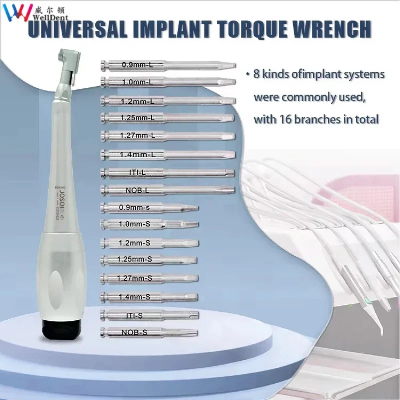 Dental Implant Universal Torque Wrench Handpiece Screwdriver Prosthetic Kit For Dental Clinic Dentistry Repair Tools