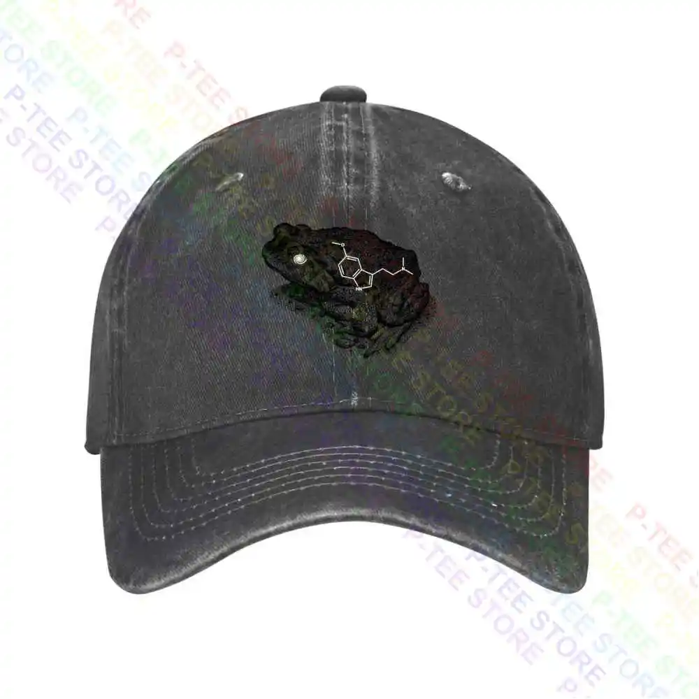 Sonoran Desert toad Bufo alvarius toad 5Meo โมเลกุล DMT หมวกเบสบอลหมวก Snapback Topi Bucket ถัก