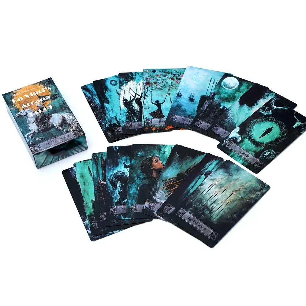 

Колода Таро Арканов Да Винчи, 78 карт, гадание, игра, карточная гадание, вечерние судьбы, семейная настольная игра Juegos De Mesa