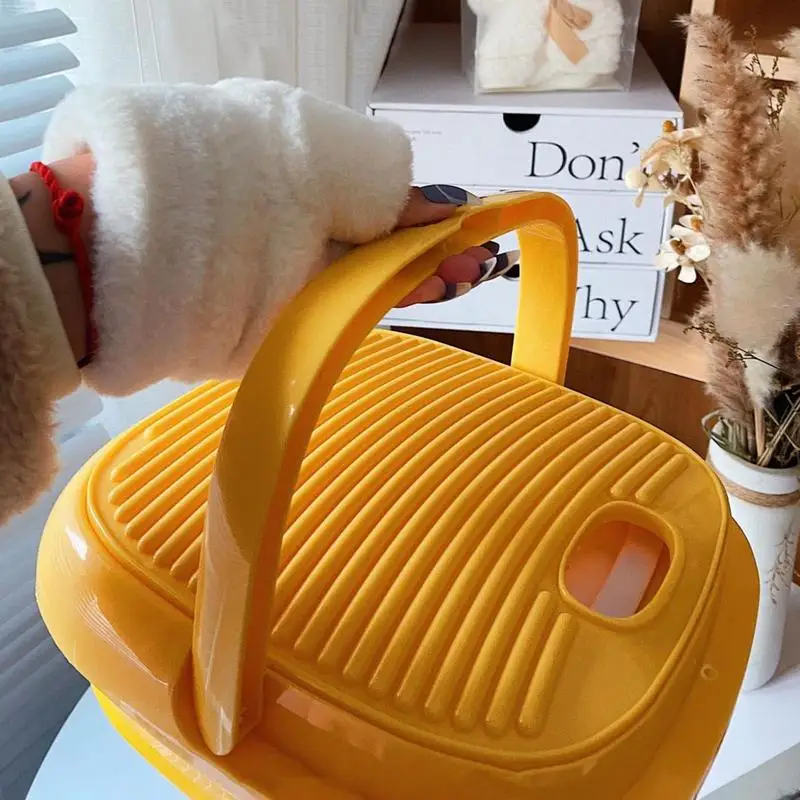 Mini Washing Machine Kids Clothes Washer Machine Yellow Duck Design Clothes Washing Tool For Apartment Dorm Camping RV Travel