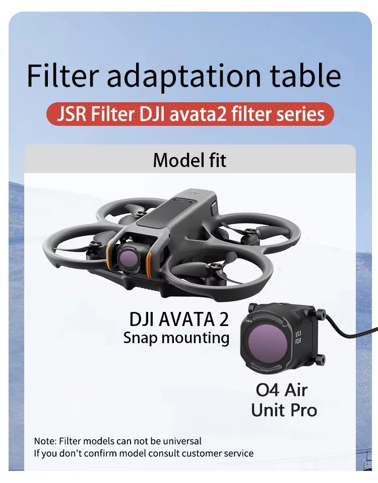 Lens Filter for DJI O4 Air Unit Pro Avata 2 Optical Glass Lenses UV CPL ND8 16 32 64 NIGHT STAR for Avata 2 Accessories