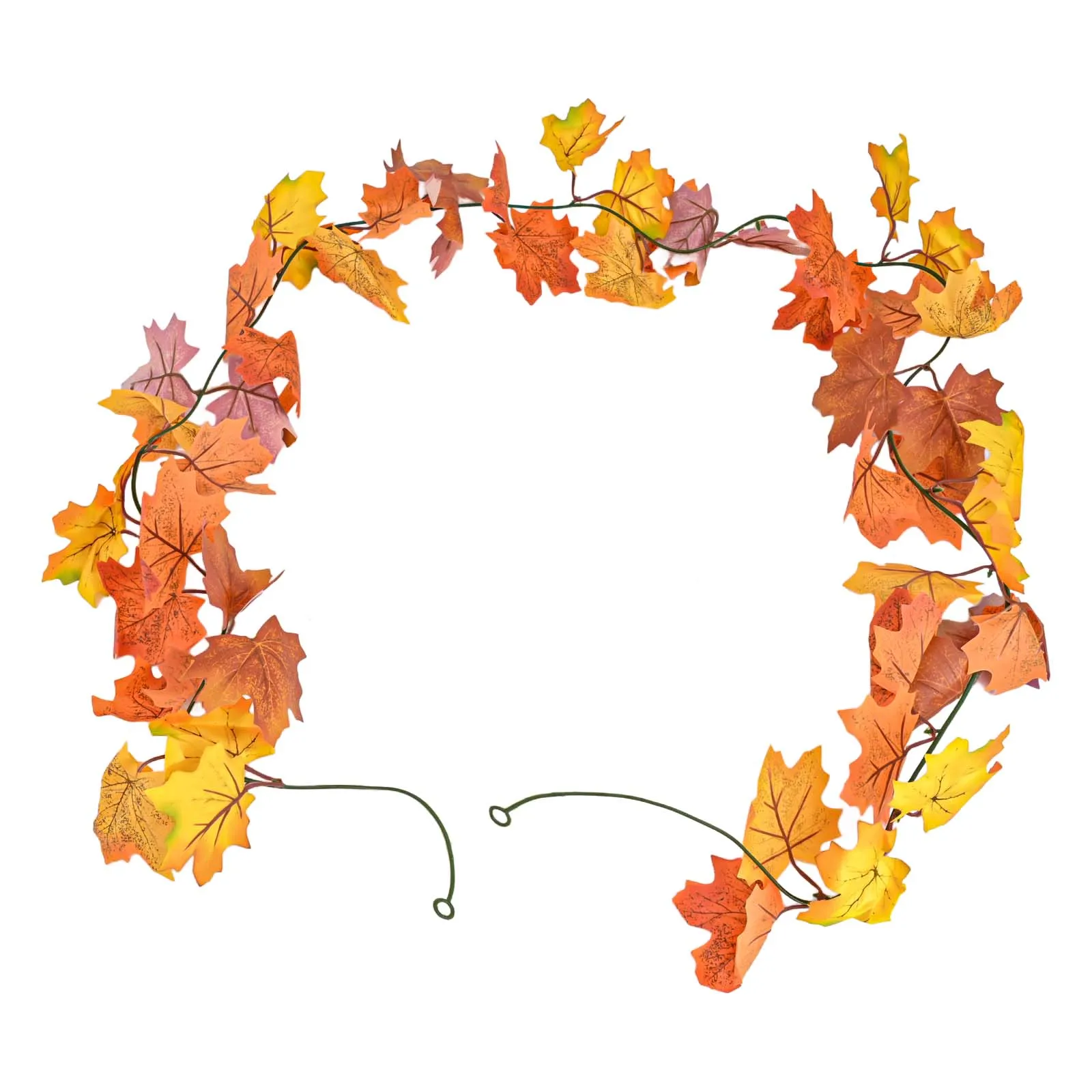 200CM Artificial Maple Leaf Fall Maple Garland Fall Leave Vine For Room Decor Garden Wedding Party Halloween Christmas Decor