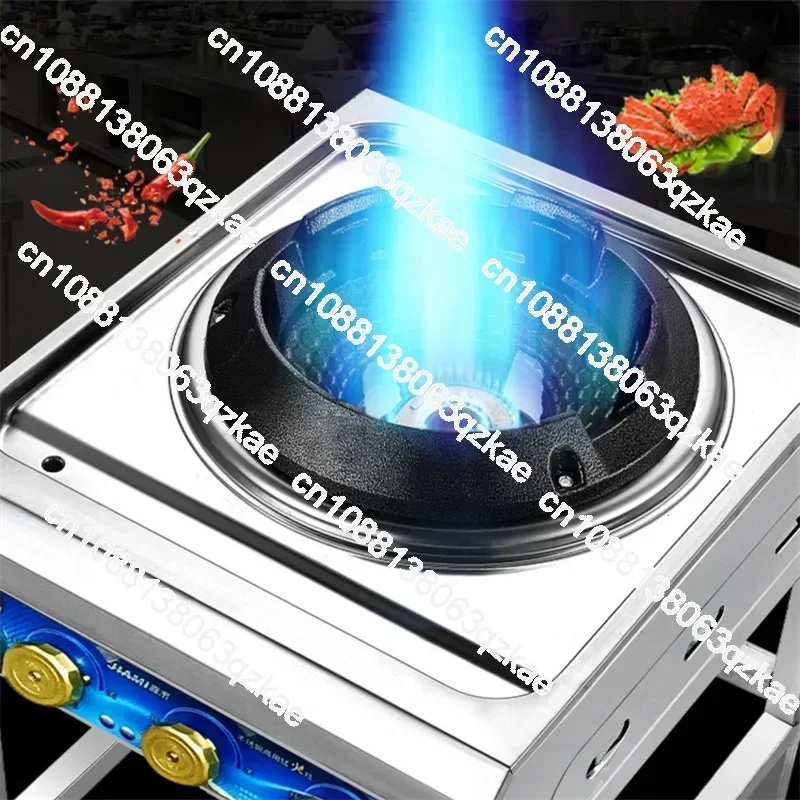 Home Fierce Fire Stove Gas Cooktop Commercial Single Burner Medium and High Pressure Liquefied Gas Stove Energy-saving Gas Hob