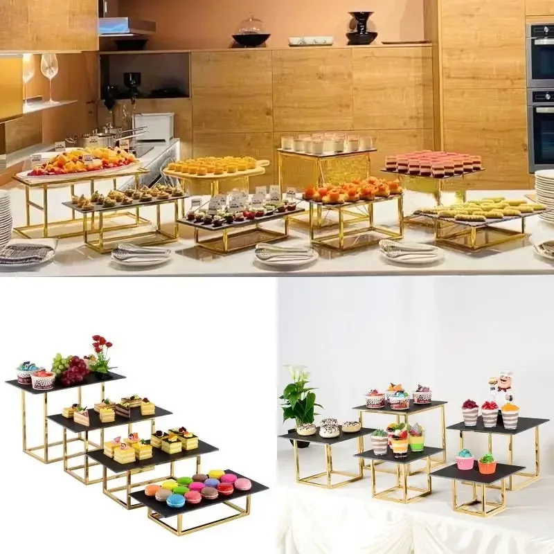 Birthday Home Buffet Candy Pan Banquet Tea Break Trays Rack Dessert Table Cake Holder Wedding Cupcake Snack Bread Flower Stand