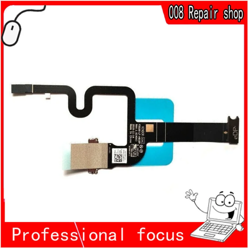 New 0YCCJ2 YCCJ2 For Dell XPS 13 9300 Lcd LVDS EDP Cable ConnectorFDQ30 LF-H812P