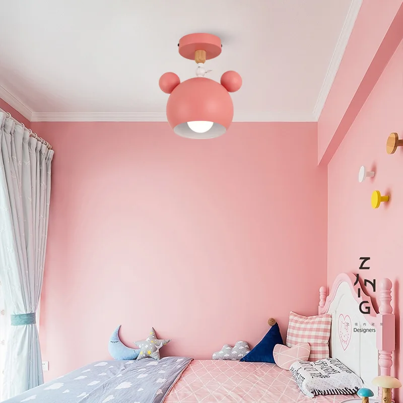 Modern Children Ceiling Lamp Home Decoration Led Lamp Salon Lights for Loft Kids Living Room Girl Bedroom Indoor Lighting 220V