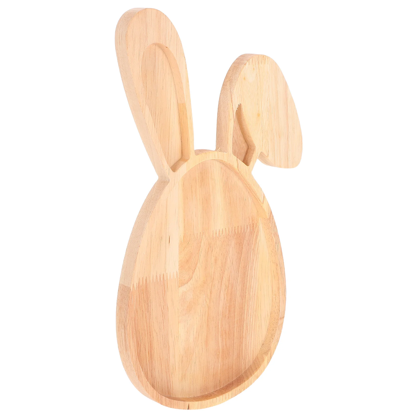 Serving Serving Plate Decorative Bread Display Food Tray Easter Bunny Shape Fruit Easter Bunny Plate Tray Safe Wood