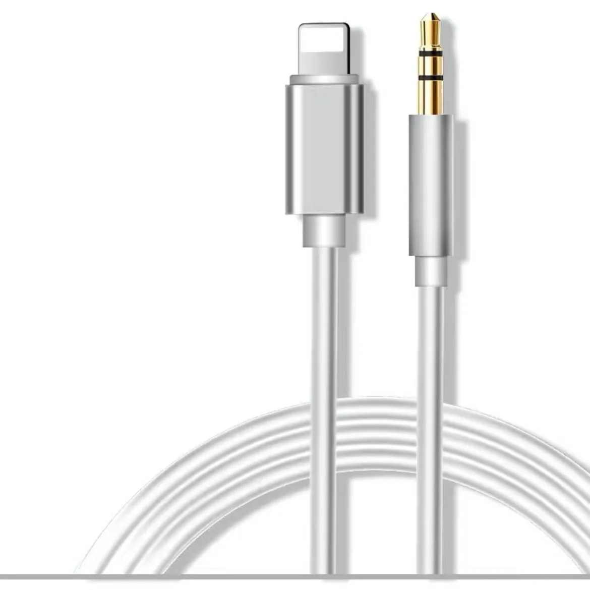Ponsel 3.5mm adaptor Audio 3.5mm kabel Aux Hi-Fi adaptor DAC untuk iPhone iPod iPad