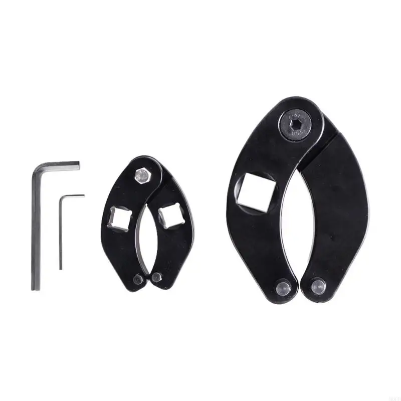 

M6CB 2pcs Gland Nut Spanner Wrench Tool Repair Accessories for Constructions Equipment Adjustable Wrench Remove Gland