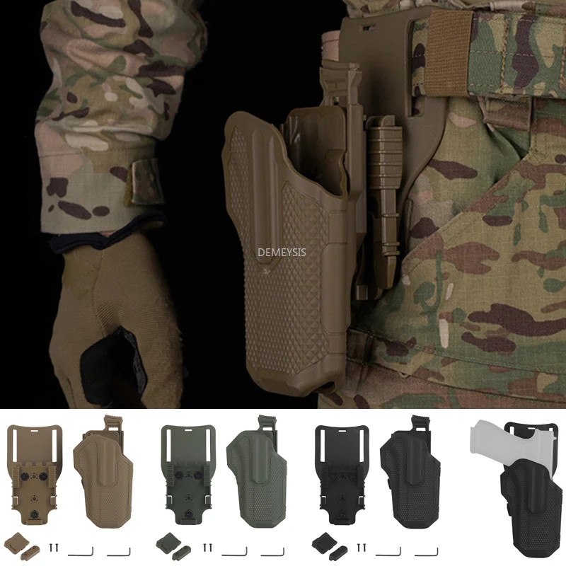 

Универсальные кобуры для охотничьего ружья, правая стрельба CS, страйкбольный пояс, держатель для переноски пистолета, тактический держатель для пистолета для Glock SIG SAUER