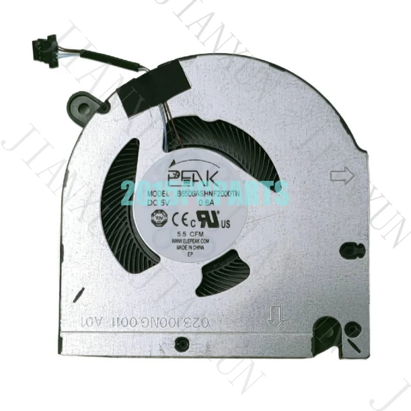 A+New For DELL 7510 15 Plus CPU/GPU Fan 0GJN2R 4‑Pin DC5V