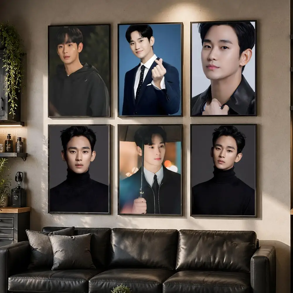 Korean Artist K-Kim Soo Hyun Poster HD Waterproof Self-Adhesive Wall Art – Multi-Scene Use Top Gift Pick