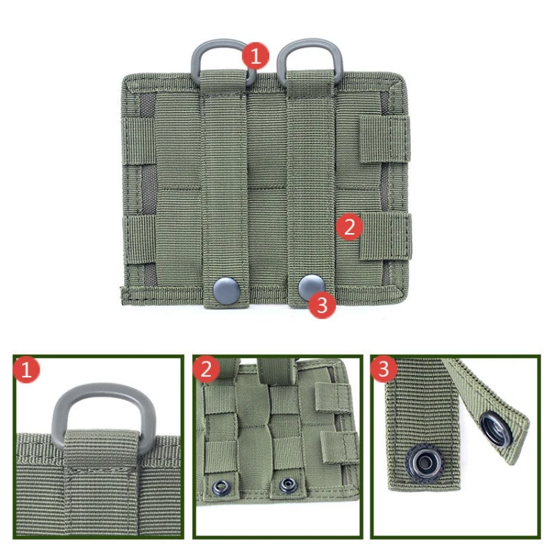 Taktische Netz tasche, Molle Dump Pouch Edc Pocket Organizer für Camping Bergsteigen Jagd Angeln