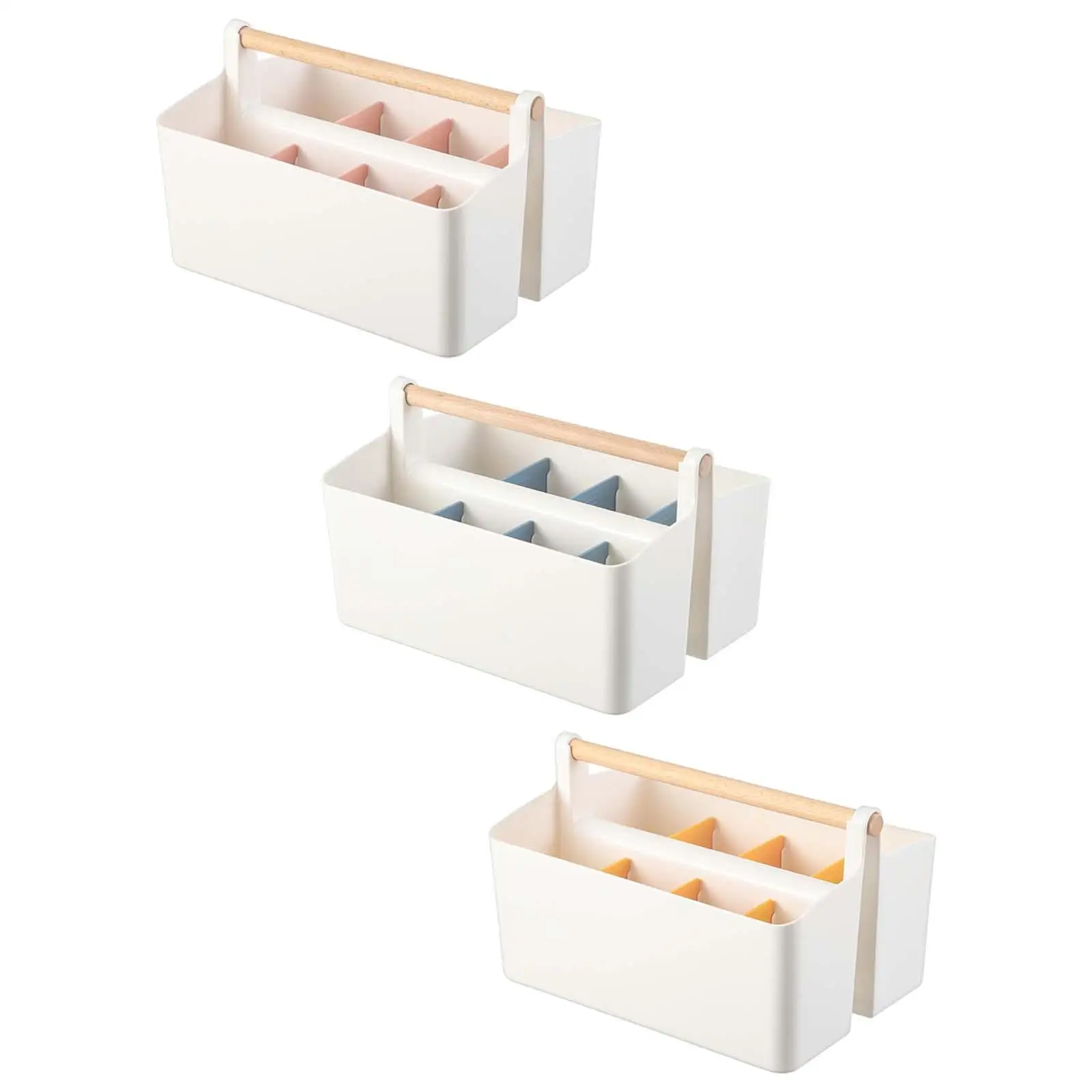 

Desktop Organizer Stationery Storage Box for Office School Bedside Caddies