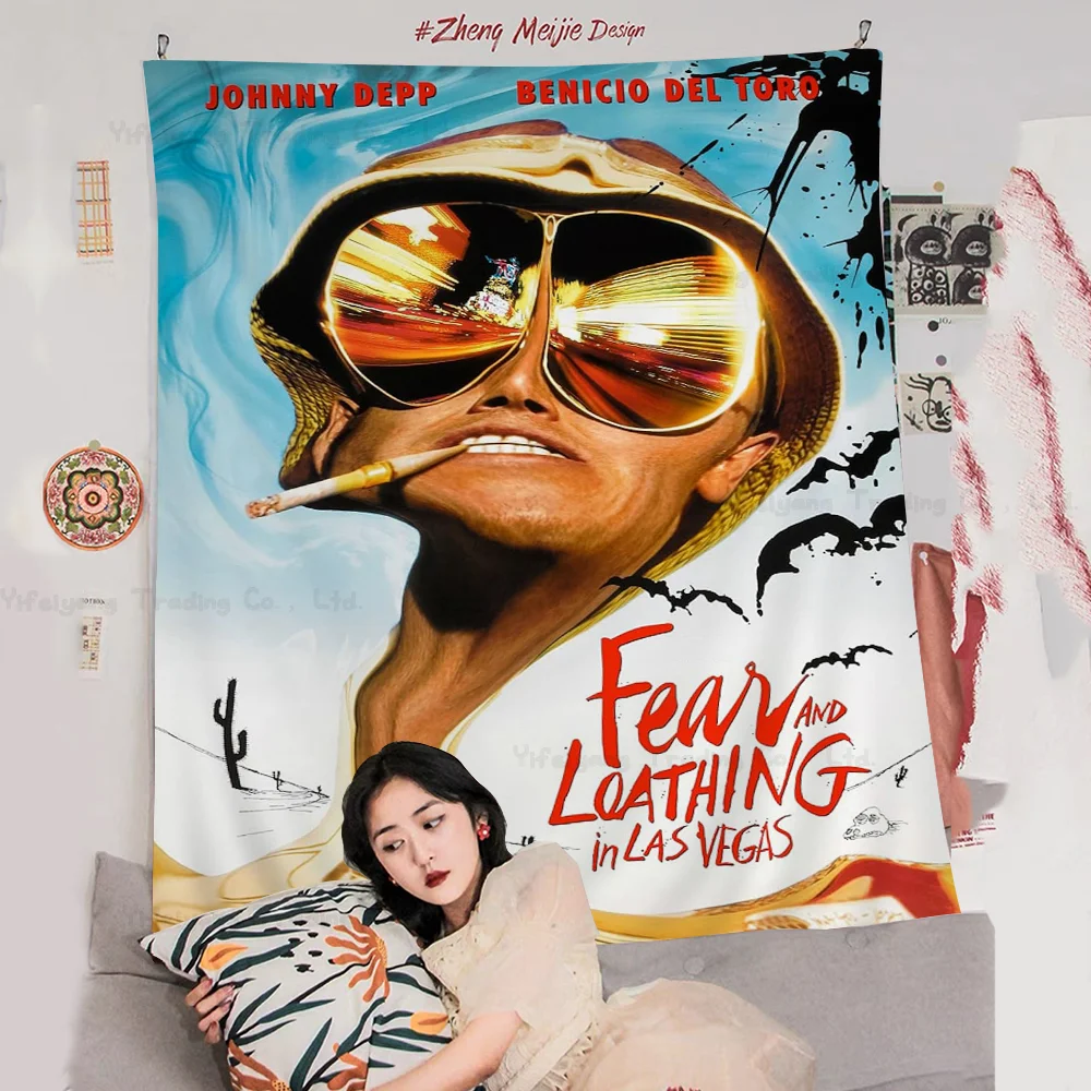 Fear And Loathing In Las Vegas Movie DIY Wall Tapestry For Living Room Home Dorm Decor Wall Art Decor