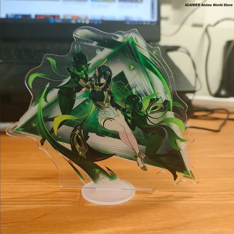 Game Genshin Impact Nefer Theme Acrylic Desktop Ornament Cosplay Anime Stand Model Figure Decor