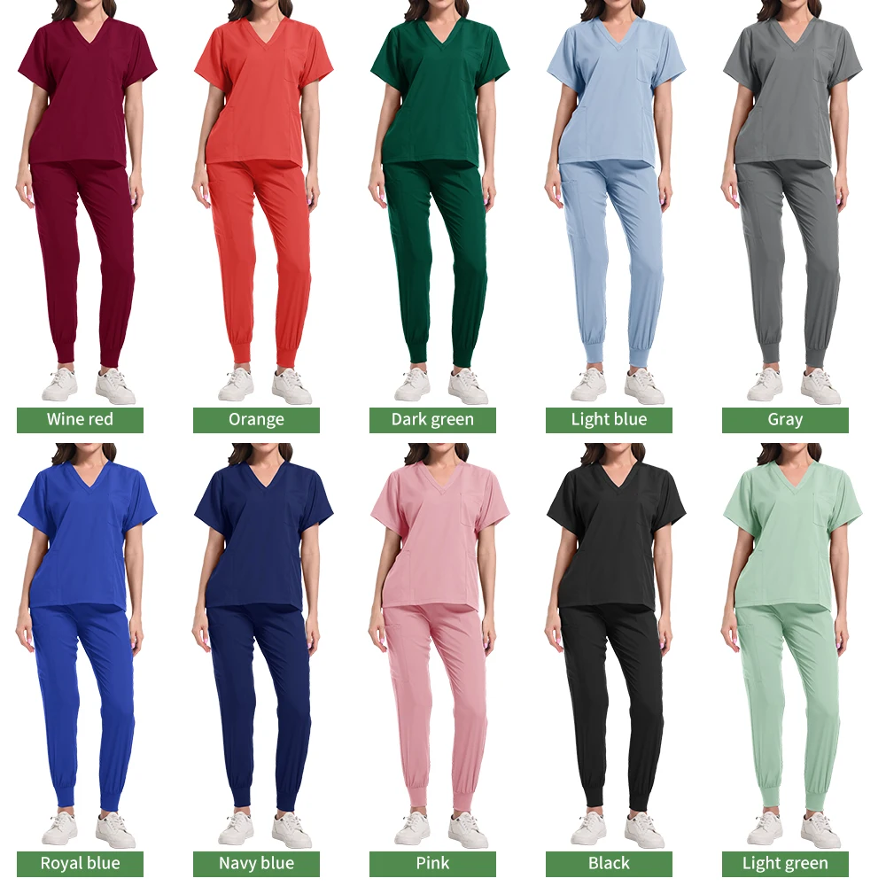 Scrubs Women Beauty SPA Uniform Pet Clinic Store Veterinary Dentistry Work Clothes Set High-quality Medical Nurse Uniform Unisex