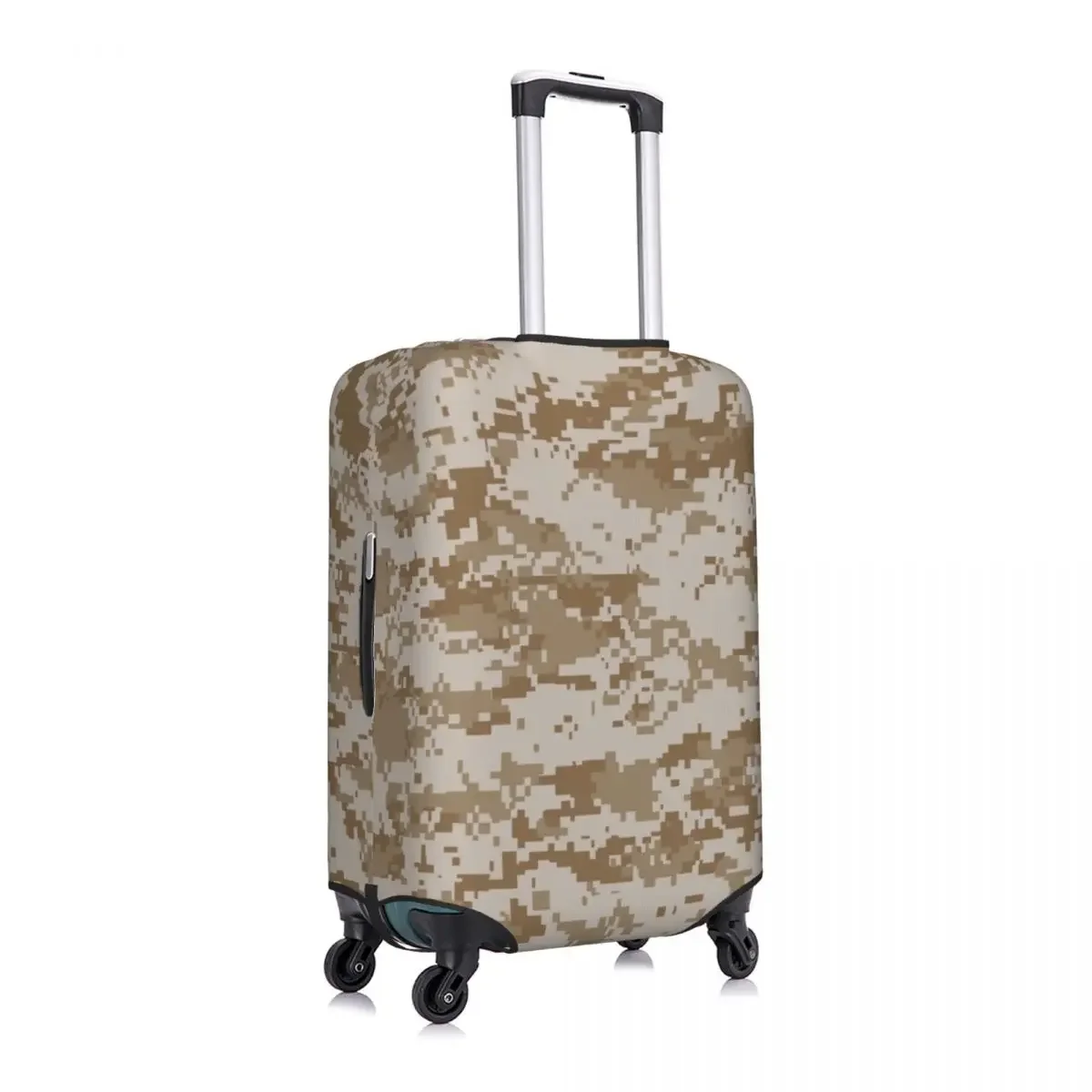 Custom Digital Desert Camo Luggage Cover Funny Military Army Camouflage Suitcase Protector Covers Suit For 18-32 inch