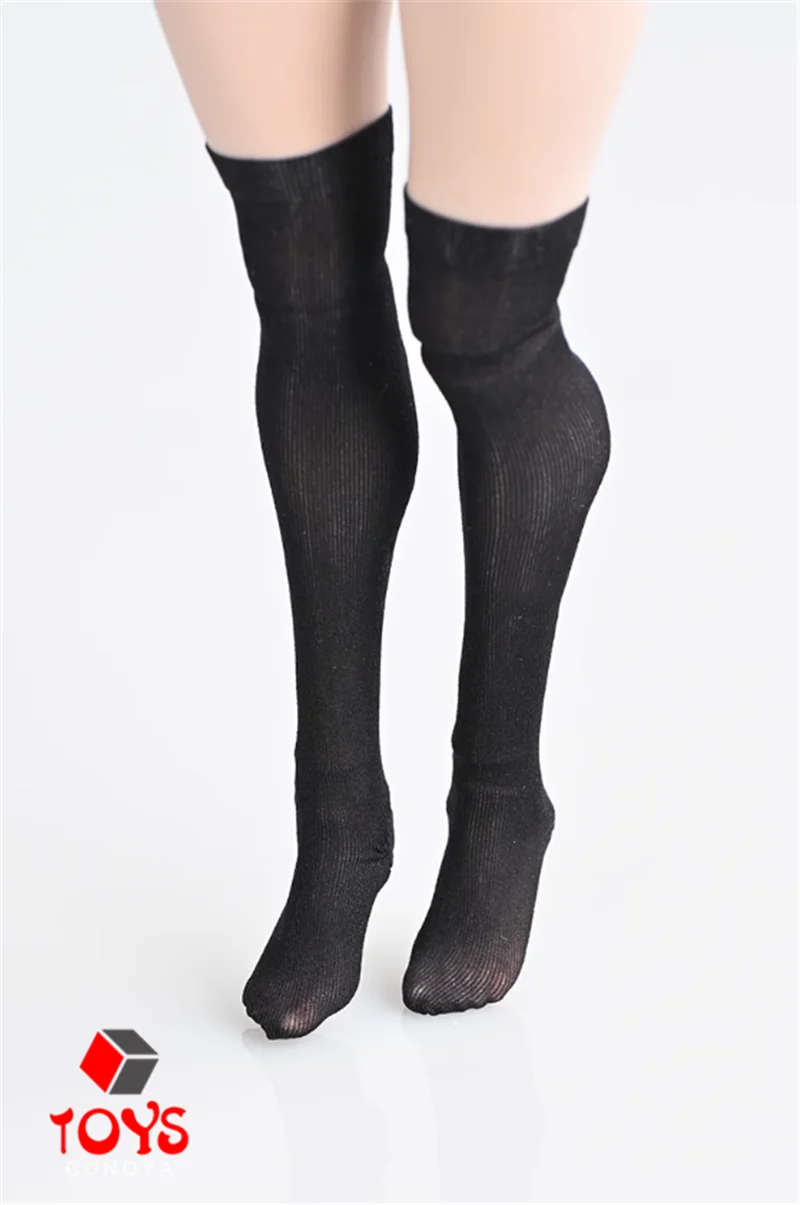 1/6 skala Weibliche Halbtransparente Strümpfe Kurze Socken Lange Strümpfe Kleidung Modell Fit 12'' Weibliche Soldat Action Figur Körper – Detail 16