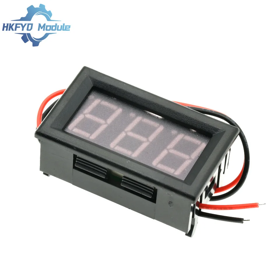 0.56 Inch Mini Red Green Blue LED Display Panel Voltage Meter Voltmeter Home Use Voltage 3 Three Digital DC 4.5V 30V