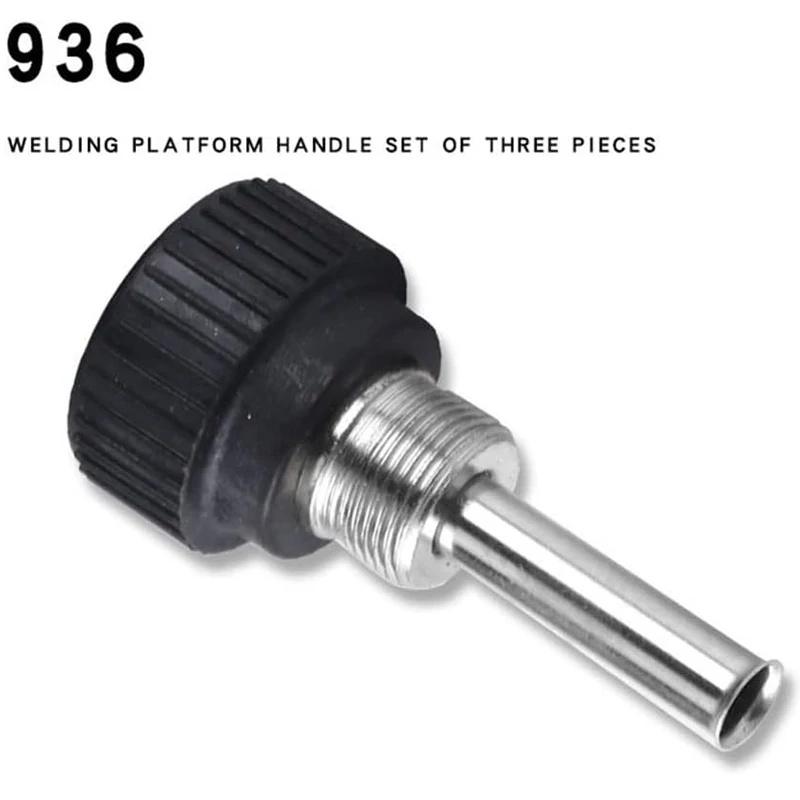 Socket nut electric Wood Head Soldering Station Iron Handle Accessories For 852D 936 937D 898D 907/ESD Iron Head Cannula Iron