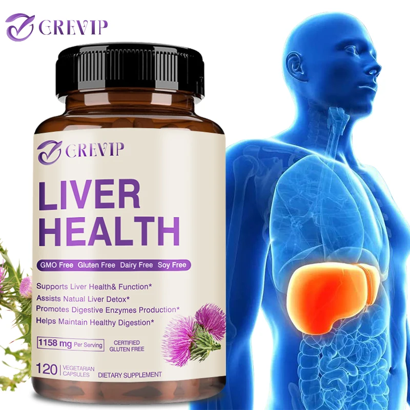 

Liver Health Capsules - Liver Cleansing, Supports Kidney & Digestion, Helps Strengthen Liver Function, Promote Energy Production