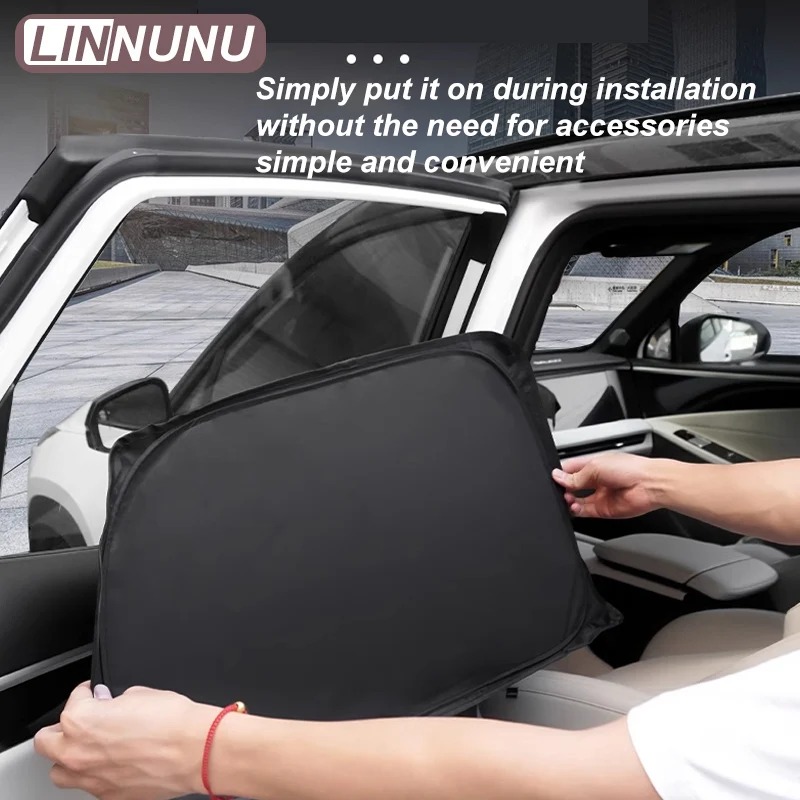 LINNUNU For Chery Arrizo 8 Sunshades UV Protection Curtain Sun Shade Visor Front Windshield Privacy Protector Car Accessories