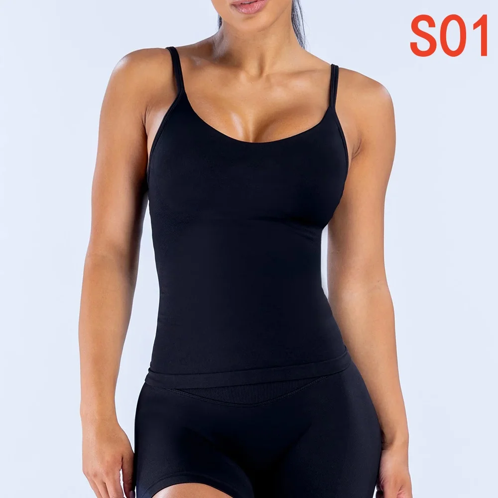 Women Yoga Set 2 Piece Workout Outfit Waist Yoga Shorts Sports Seamless Gym Fitness Impact Scoop Neck Bra Defy Long Sleeve Top