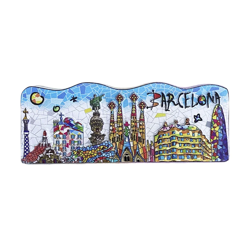 

Spain Barcelona Fridge Magnets Gaudi Sagrada Familia Casa Batllo Magnets For Fridge Home Decor Room Decoration