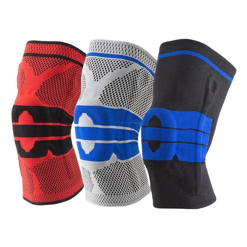 

1 Pair Knee Pads Patella Medial Meniscus Compression Protection Knitting Running Outdoor Basket Guard Sports And Fitness Brace