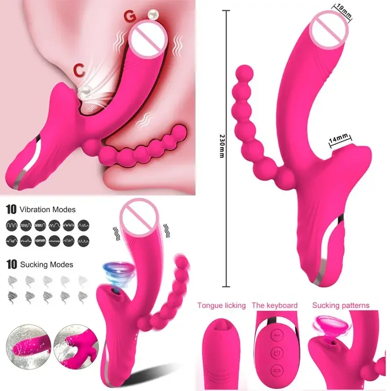 Vibrador de adsorción para mujeres, dilatador de vacío, falo, tapón para culo, consoladores, vibrador para hombres, Brasil, Penne Muschie Masculino, Genitalia