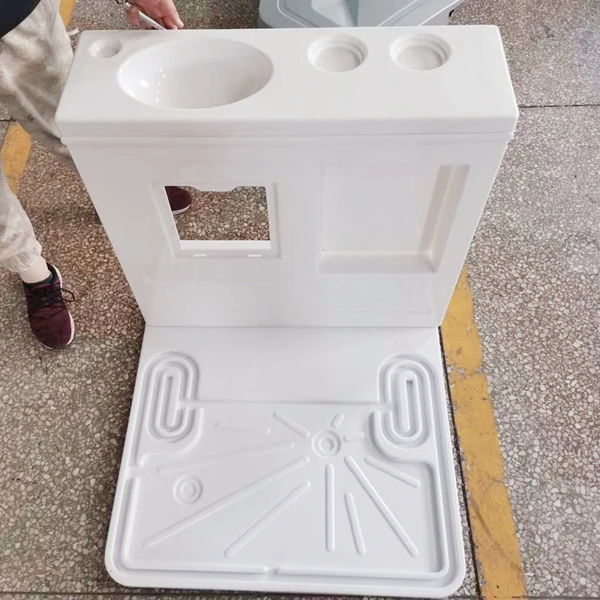 

Applicable to RV washbasin, trailer trailer bed car modified integrated integral bathroom, push-pull roller shutter basin