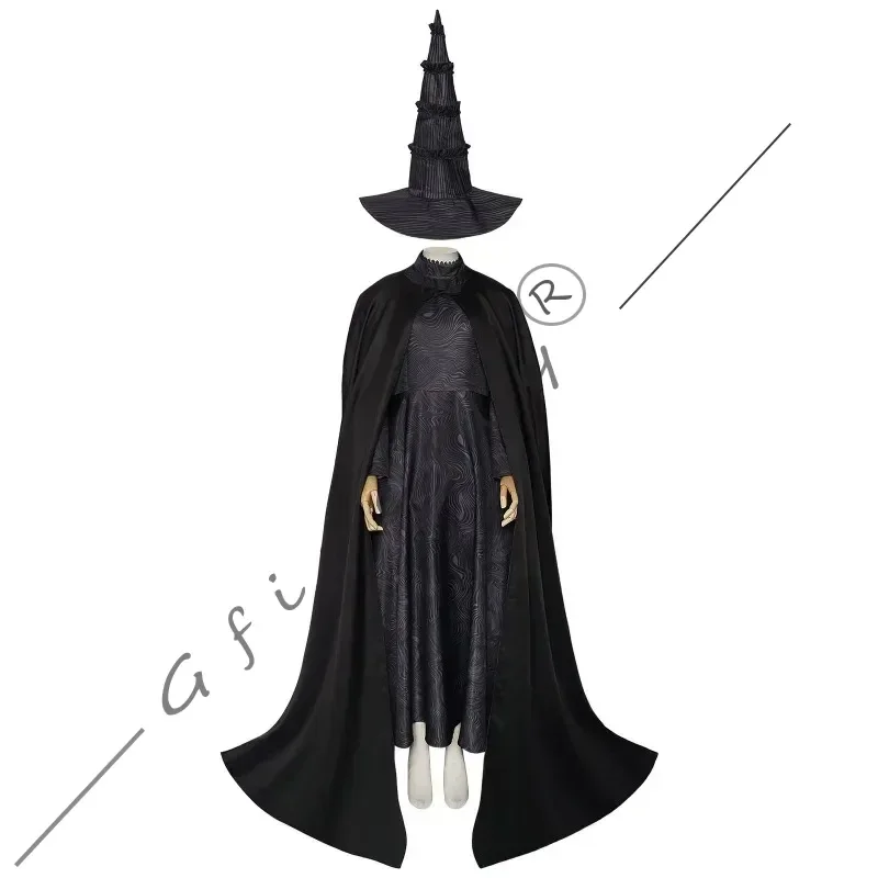 Wicked Cosplay Kostuum Glinda Elphaba Kleding Gotic Movie Party Rollenspel Heksen cosplay kleding volledige set hoed 2024New magic