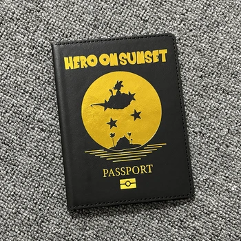 Funda para pasaporte con logotipo de nuevo diseño, Estuche De Viaje de Anime japonés para pasaporte, cartera de viaje
